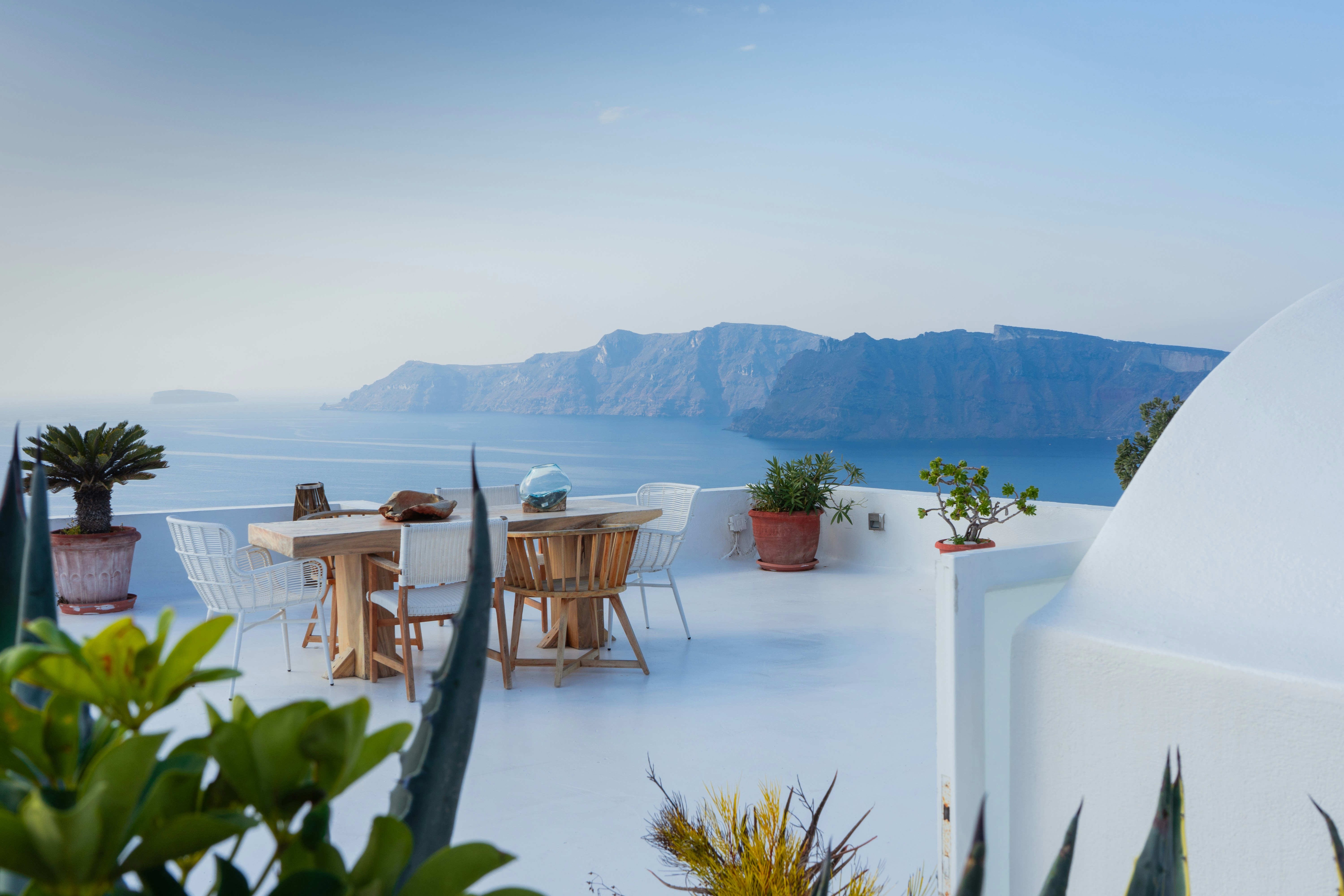 Peaceful landmark landscape