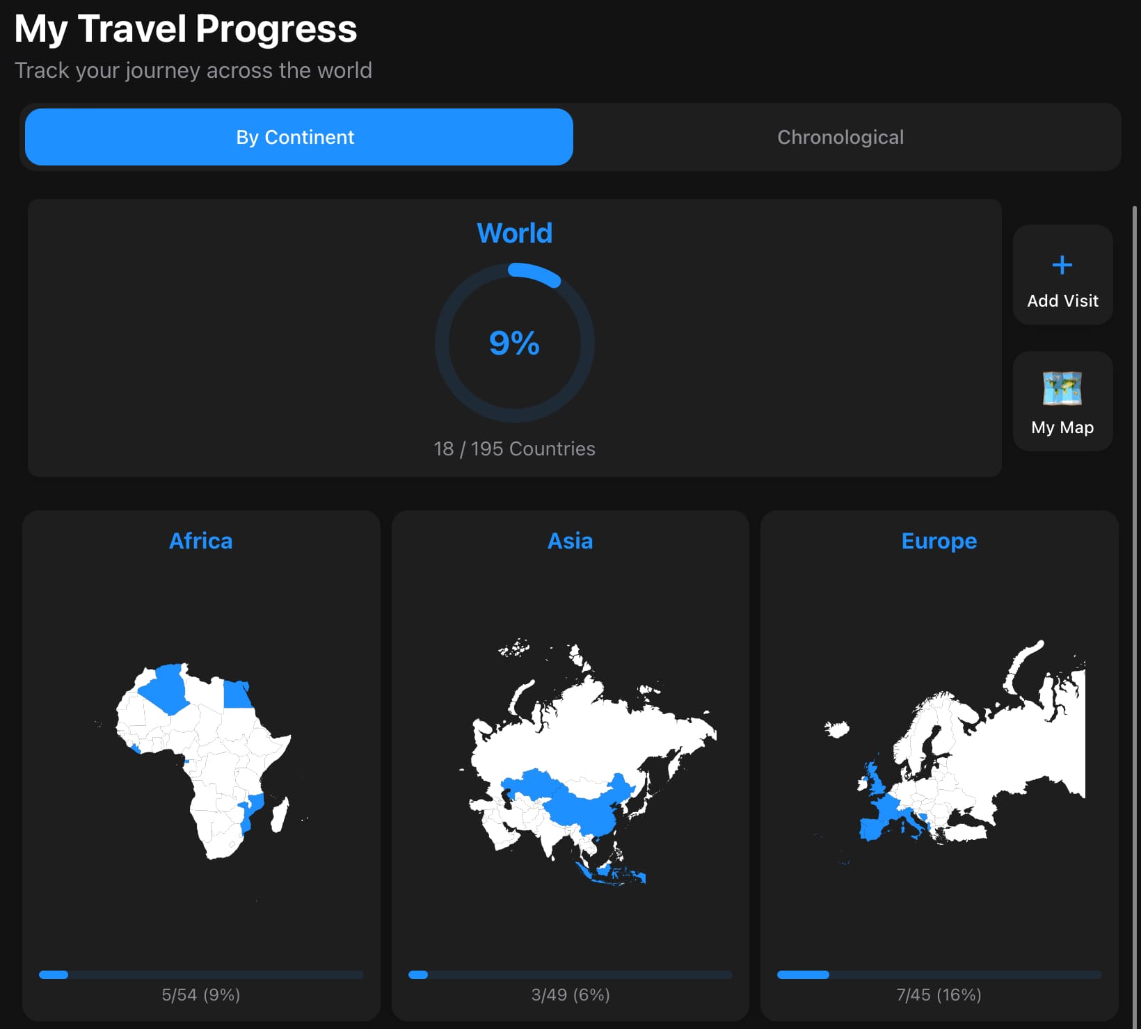 VoyZee travel app interface